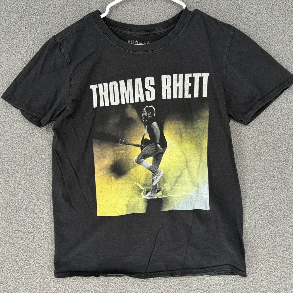 Thomas Rhett Country Music Graphic T-Shirt Black Cotton Mens Large 2020 Concert